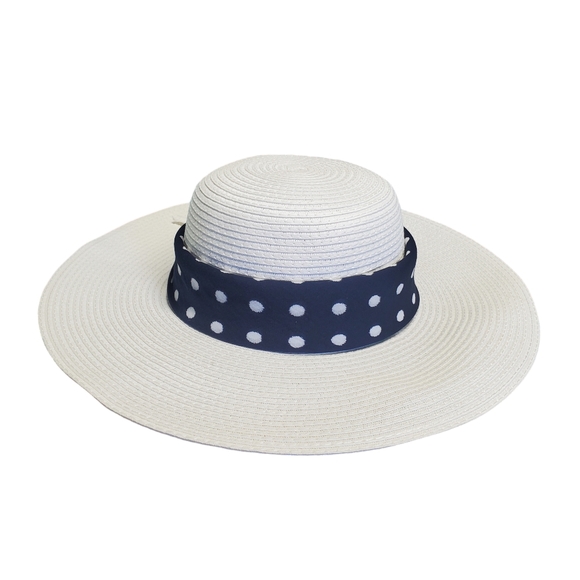 NWT Time And TRU Women's  Bundle Floppy Hat & Polka Dot Bandana - Picture 13 of 16